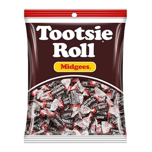 トッツィーロール ミジーズ 184g Tootsie Roll Midgees トッツィーロール ソフトキャンディ チョコレート味 アメリカ