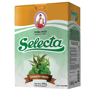 グリーンマテ茶(ユーカリ＆ミント) セレクタ SELECTA YERBA MATE EUCALIPTO Y MENTA 500g　【非常食】【保存食】【長期保存】【H05】
