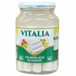 パルミット　（ヤシの新芽）　palmito acai VITALIA 300g (内容総量540g) 非常食 保存食 長期保存