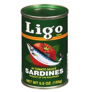 イワシのトマトソース漬け リゴ 155g Ligo Sardines In Tomato Sauce 缶詰　セット 非常食 保存食 長期保存