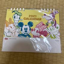 卓上カレンダー ディズニー カレンダー 2021 非売品 第一生命 ノベルティ グッズ 格安 コレクション_画像1