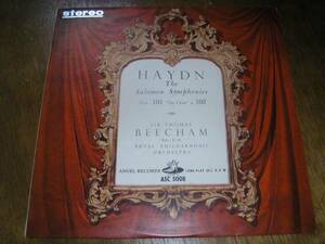 東芝初期ステレオ　ビーチャム　ハイドン交響曲１０１，１０２