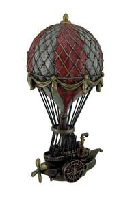 スチームパンク 気球 置物彫刻オブジェ西洋洋風雑貨インテリア飾り乗り物機械メカ蒸気機関ロマンマシン機械