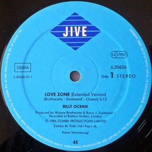 【Disco 12】Billy Ocean / Love Zone