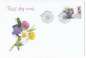 ★フィンランド切手 夏の花々 FDC 2017年発行★#866