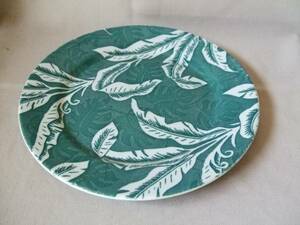 1940s Vintage / TEPCO CHINA / PALM LEAVES / DINNER PLATES 24.5cm /レストラン食器 / ビンテージ　米国製　羅府　加州　中古品　