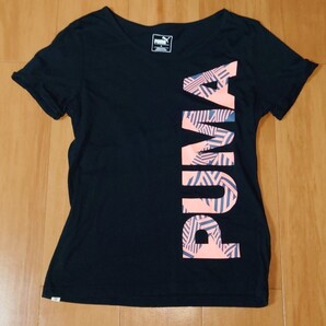 プーマ PUMA 半袖Tシャツ ブラック Mサイズ レディース
