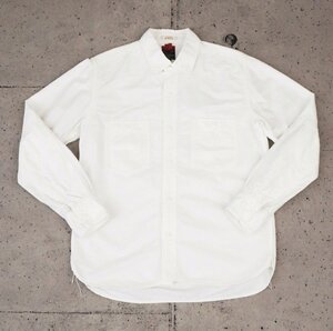 【送料無料】BRU NA BOINNE ブルーナボイン 長袖 ワークシャツ ホワイト No.4147 サイズ1