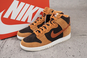 【送料無料】 【未使用品】 27.5cm NIKE ナイキ DUNK HIGH RETRO PRM Dark Curry DD1401-200 ダンク ハイ ダークカリー US9.5 27.5cm