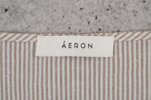 【送料無料】 AERON アーロン コットン/シルク ストライプ柄 プルオーバー ロング ブラウス サイズ0_画像5
