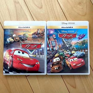 カーズ & カーズ2 本編ブルーレイ+純正ケース 2本セット 新品未再生 ディズニー ピクサー