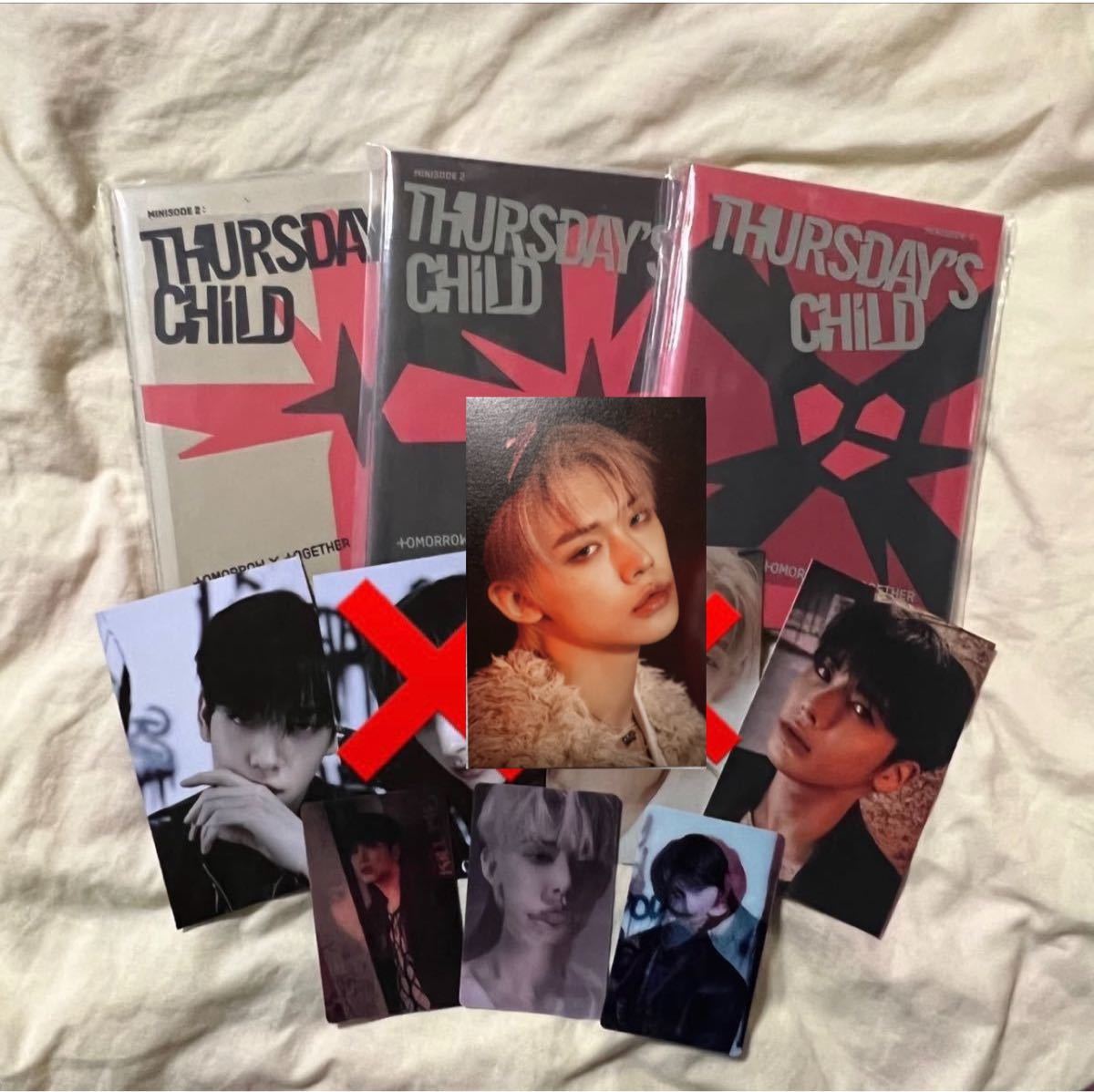 TXT Thursday's Child TOMORROW X TOGETHER CD アルバム おまけトレカ