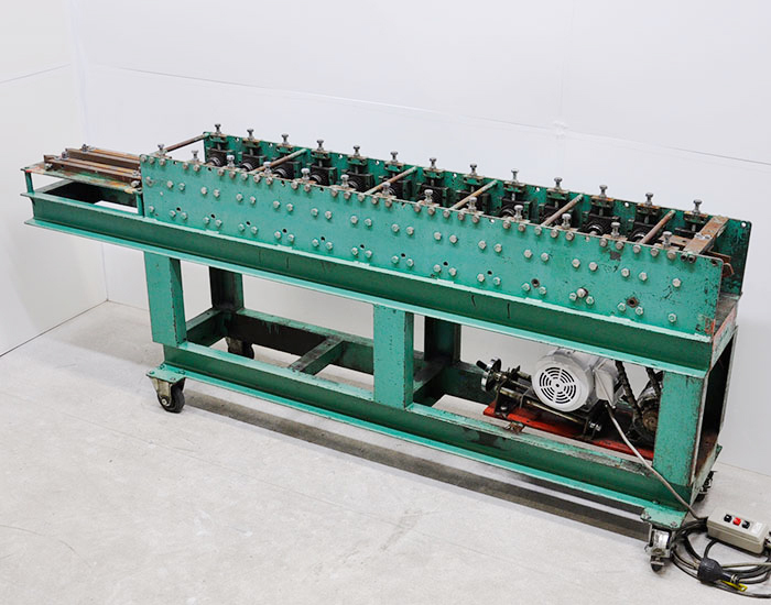 【引取限定】ハットジョイナーロール成型機 YM54-10 大阪板金機械 2005年 中古【現状渡し】【見学 大阪】【動産王】