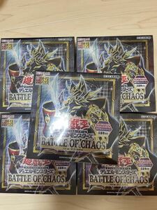 新品未開封　バトル・オブ・カオス BATTLE OF CHAOS 初回版 +１ボーナスパック 5BOX 