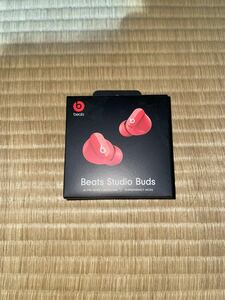 【美品】Beats Studio Buds Beatsレッド ワイヤレスノイズキャンセリングイヤフォン