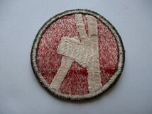 【送料無料】アメリカ軍84th Infantry Division米国陸軍パッチ刺繍ワッペン記章/オノ米軍ミリタリー木こり部隊章第84訓練コマンド①M27_画像4