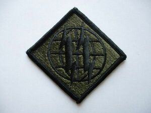 【送料無料】アメリカ軍 パッチ刺繍ワッペン/通信サンダー記章サバゲー米軍ミリタリー部隊章U.S. Army M28