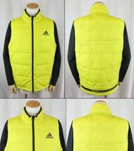 ■■＜美品＞アディダス＜Adidas Taylormade Golf／Reversible＞FULL ZIP ベスト＜中綿仕様：XO／XXG＞■■_画像3