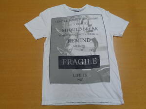 激レア! 2008 Andy Warhol Factory×Levi’s×Damien HirstのアートTシャツ FRAGILE SIZE M WHITE