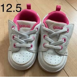 スニーカー 12.5 13 gravis 靴 白 ピンク ニューバランス 女の子　 CONVERSE