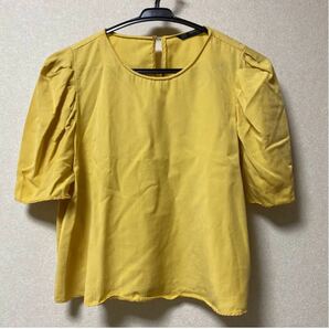 ZARA 黄色 カットソー トップス