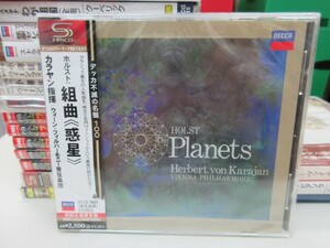 ホルスト：組曲 「惑星」 （初回生産限定盤：ＳＨＭ−ＣＤ） ヘルベルトフォンカラヤン／ウィーンフィルハーモニー管弦楽団ウィーン