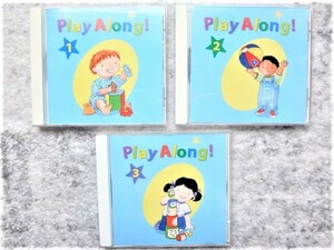 D【 Play Along! 1・2・3 CD3枚セット ワールドファミリーイングリッシュ 】