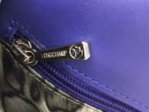 LONGCHAMP ロンシャン クラッチバッグ セカンドバッグ レザー 型押し ビジネス 柔らかい メンズ バッグ_画像8