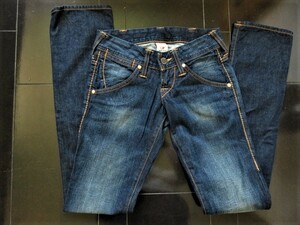 ■新品同様 上質美品【True Religion 】トゥルーレリジョン 高級 ジーンズ 小さなサイズ 24インチ 送料198円 p1062