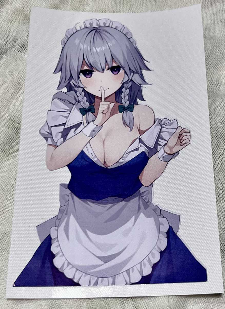 東方project 40原直筆サイン入りミストグラフ 十六夜咲夜