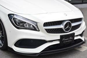 エムズスピード ベンツ CLA180 シューティングブレーク スポーツ X117 フロントハーフスポイラー