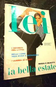 LEI レイマガジン 1991年 イタリア語 雑誌 洋書　傷有