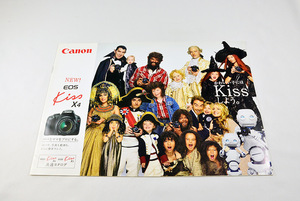 [ catalog only ]*2010.5 Canon Canon EOS Kiss X4/X3 common catalog long-term keeping goods 