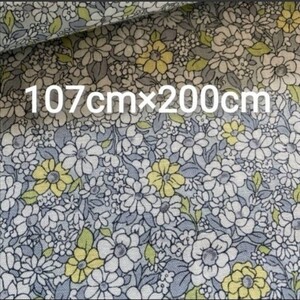 花柄 生地 大判 小花 綿100%