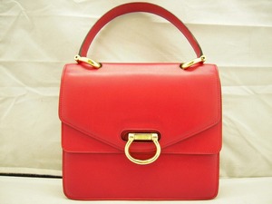 Celine CELINE Celine Vintage Leather Handbag Red, Celine, Bag, bag, Handbag