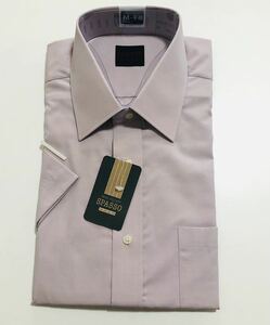 502 [Spasso] Рубашка рубашка с коротким рукавом M 39 &lt;Стабильная обработка формы&gt; Рубашка для резаки ● Choya ●