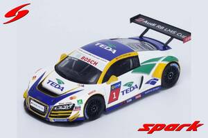 ■限定300pcs. スパークモデル 1/43 2015 アウディR8 LMS #1 A.ユーン LMSカップチャンピオン