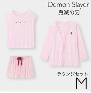 GU ラウンジセット(半袖&ショートパンツ)Demon Slayer M