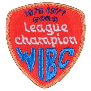JA12 70s WIBC League Champion 1976-1977 ボウリング ワッペン パッチ ロゴ エンブレム アメリカ 米国 USA 輸入雑貨