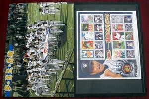 16296◆写真付き切手2003阪神セリーグ優勝 投手★21フレーム切手