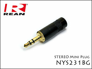 ●Neutrik REAN NYS231BG ノイトリック 3.5mm ステレオミニ プラグ③