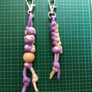 パラコード キーホルダー 2個セット