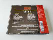 【帯定着維持良好品】KISS / アライヴ！〜地獄の狂獣 ALIVE! 帯付CD 日本フォノグラム PHCR4001/2 93年リリース盤,緩衝スポンジ良好状態残_画像2