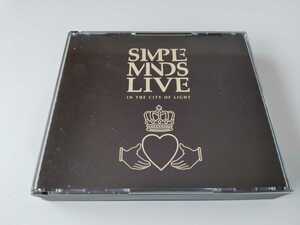 【88年旧規格盤】Simple Minds / Live In The City Of Light 日本盤2枚組CD VIRGINジャパン VJD25015/16 86年ライヴ収録,緩衝スポンジ残り