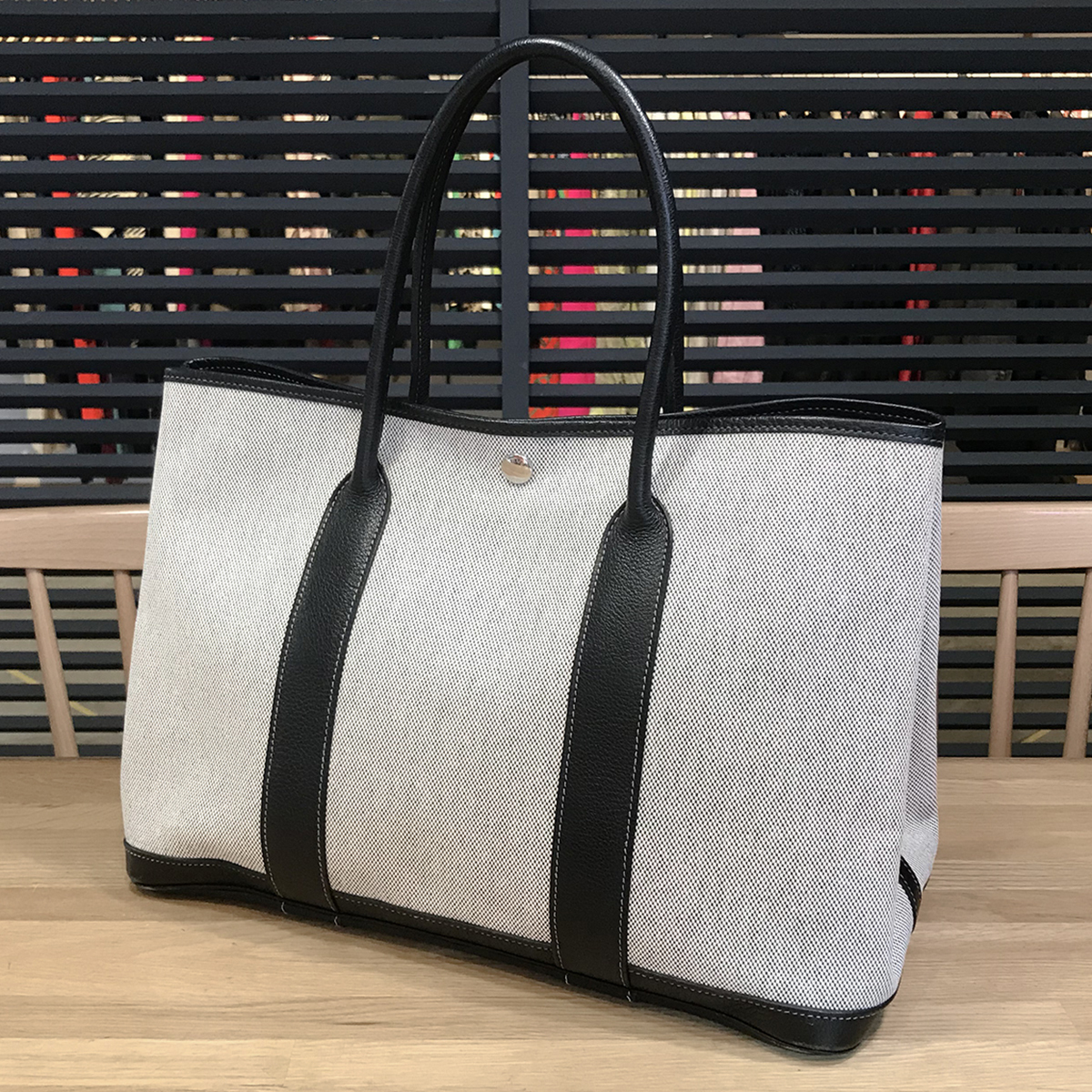 国産原料100% 本物エルメス 本革 ガーデンパーティーPM トゥル