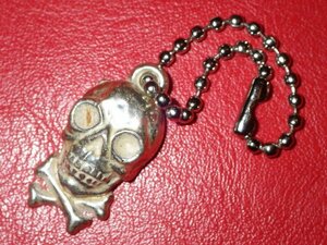 50'S* Skull * очарование *33* брелок для ключа * Vintage * подвеска с цепью * жевательная резинка * череп * каркас *USA* игрушка *