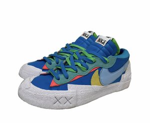 NIKE (ナイキ) sacai KAWS BLAZER LOW Neptune Blue サカイ カウズ ブレザー スニーカー DM7901-400 27cm US9 ブルー 青 メンズ/027