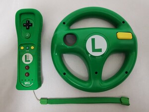 Wiiリモコンプラス ルイージ と ハンドル セット