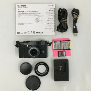 【1639649】FUJIFILM X10 コンパクトデジタルカメラ　充電器付き