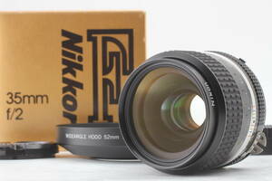 【美品】SIC Coating Nikon Ai-s AIS Nikkor 35mm f/2 MF Wide Lens ニコン ニッコール 582@fQ